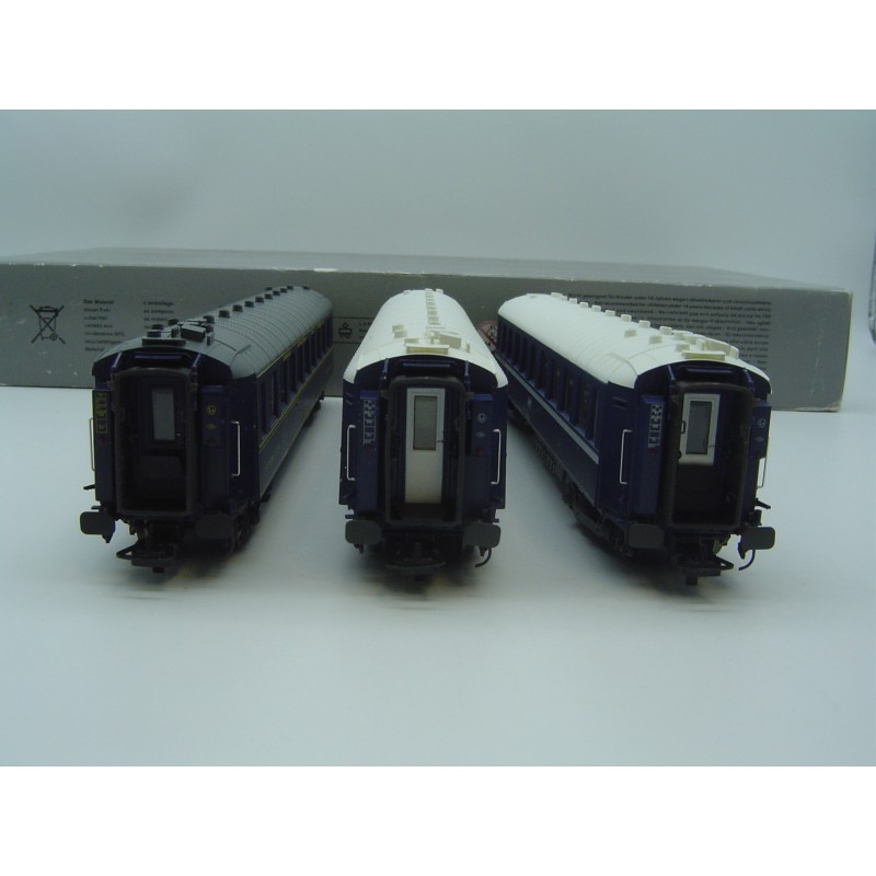 LS MODELS VOITURE lits 1ière classe WL F CIWL bleu UIC 1968 49128 NEUF