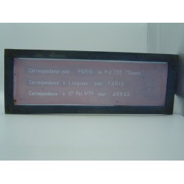 SNCF pochoir correspondance...