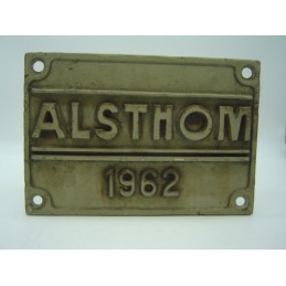 Alsthom 1962 plaque...