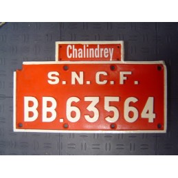 plaque latérale locomotive...