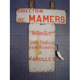 direction de Mamers plaque...