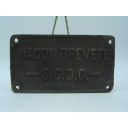 wagon breveté S.G.D.G