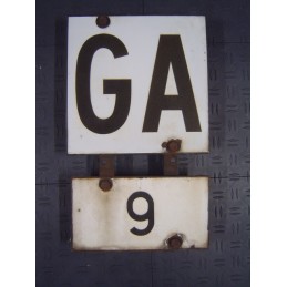 SNCF GA 9 plaque émaillée...
