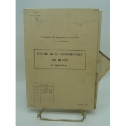 livret étude BB 16500...