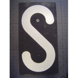 SNCF S sifflet plaque en fibre