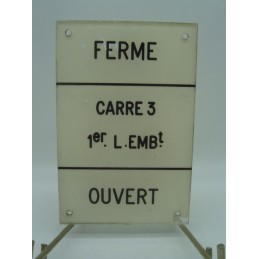 plaque signal carré 3