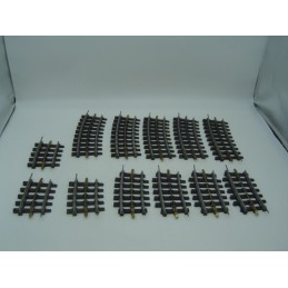 O JEP lot de 12 rails courbes