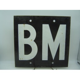 BM block manuel plaque...