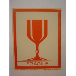 SNCF Fragile étiquette a...