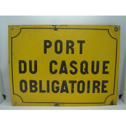 Tôle Peinte Port du Casque...