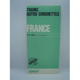 SNCF Dépliant Trains Autos...