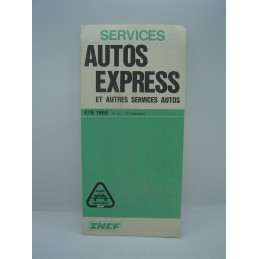 SNCF Dépliant Autos Express...