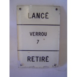 SNCF Plaque Indicatrice...