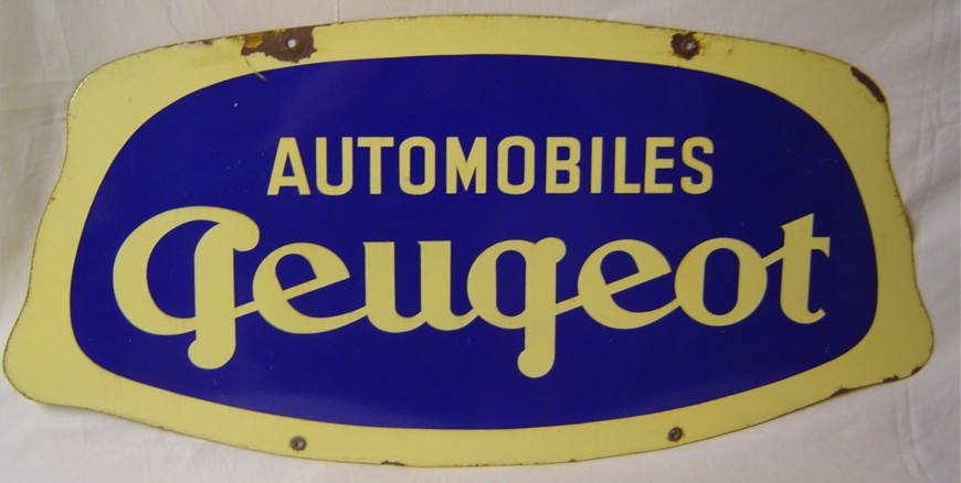 Dinky Toys : plaque publicitaire en métal